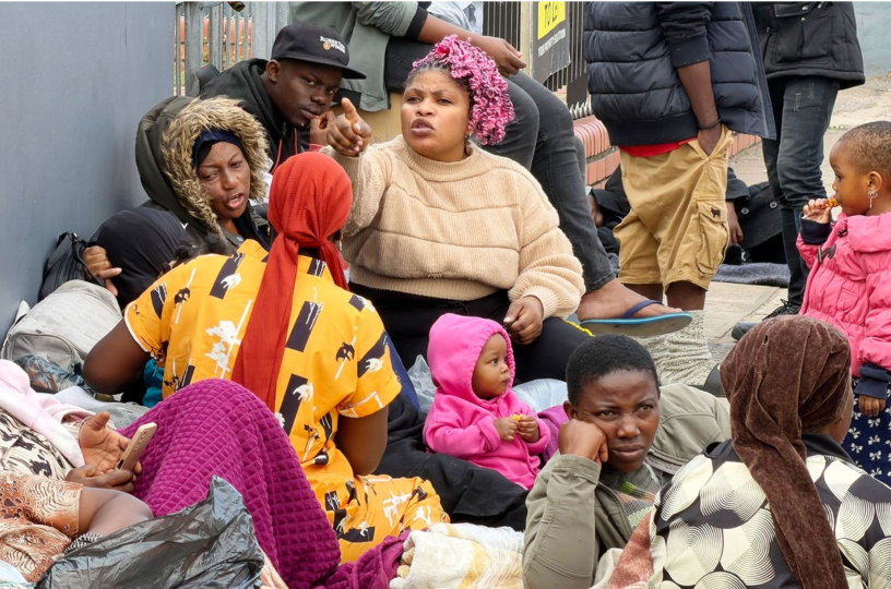 On a dirty pavement outside Durban’s Home Affairs Refugee Reception Centre, a huddle of terrified people is waiting for June 30, an ominous deadline that anti-illegal immigration groups have set for undocumented foreigners to leave South Africa.