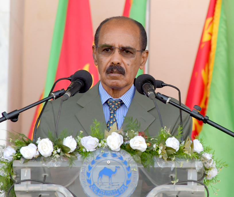 Isaias Afwerki at independence celebrations 2026
