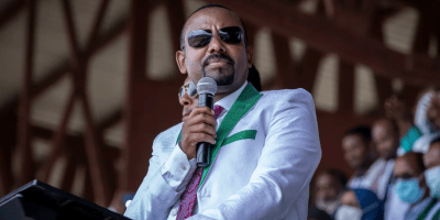 Prime Minister Abiy Ahmed winning 2021 election