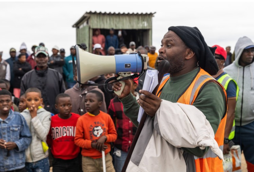 Protest leader Sabelo Jonase said protesters wanted all immigrants out of the country as they were getting all the jobs