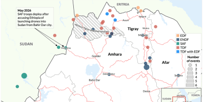 Tigray map - taking control of the West