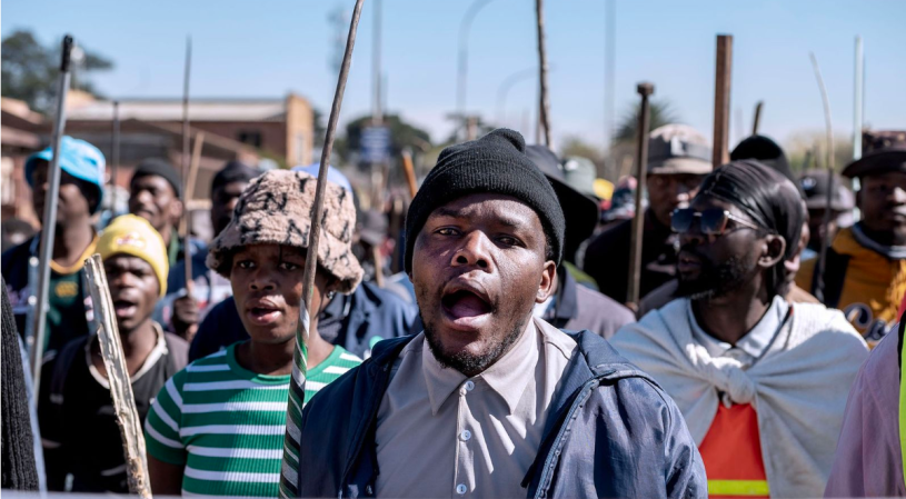 South Africans demand other Africans leave the country