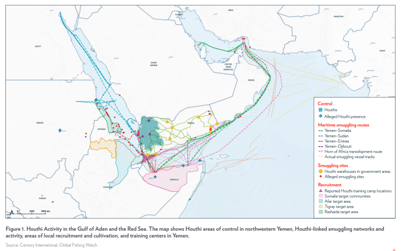 Houthi links with the Horn of Africa