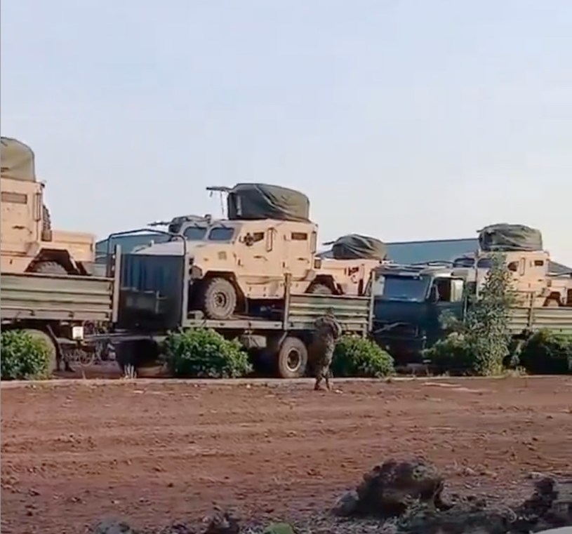 Ethiopian hardware being taken towards Tigray frontline