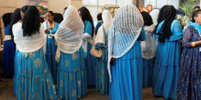 Blue Brigade women supporters