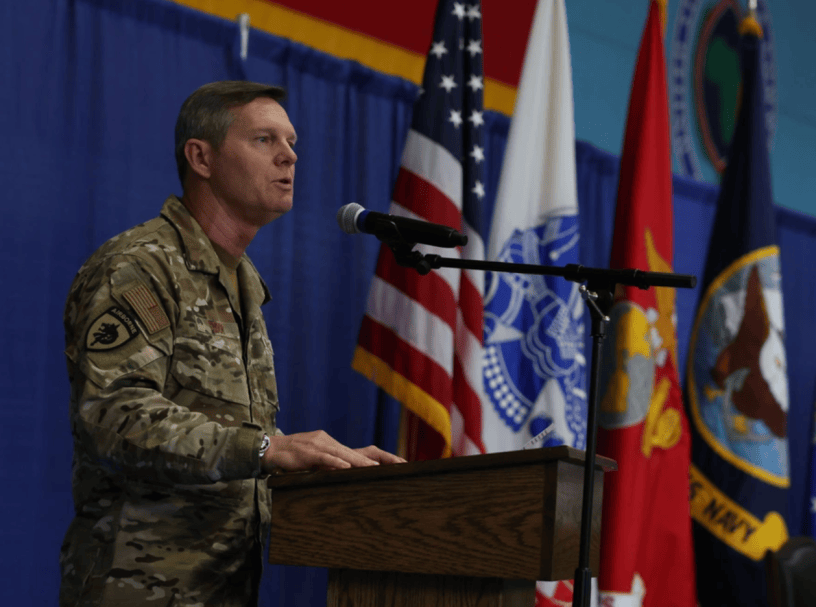 Maj. Gen. Claude Tudor, the head of Special Forces Command Africa