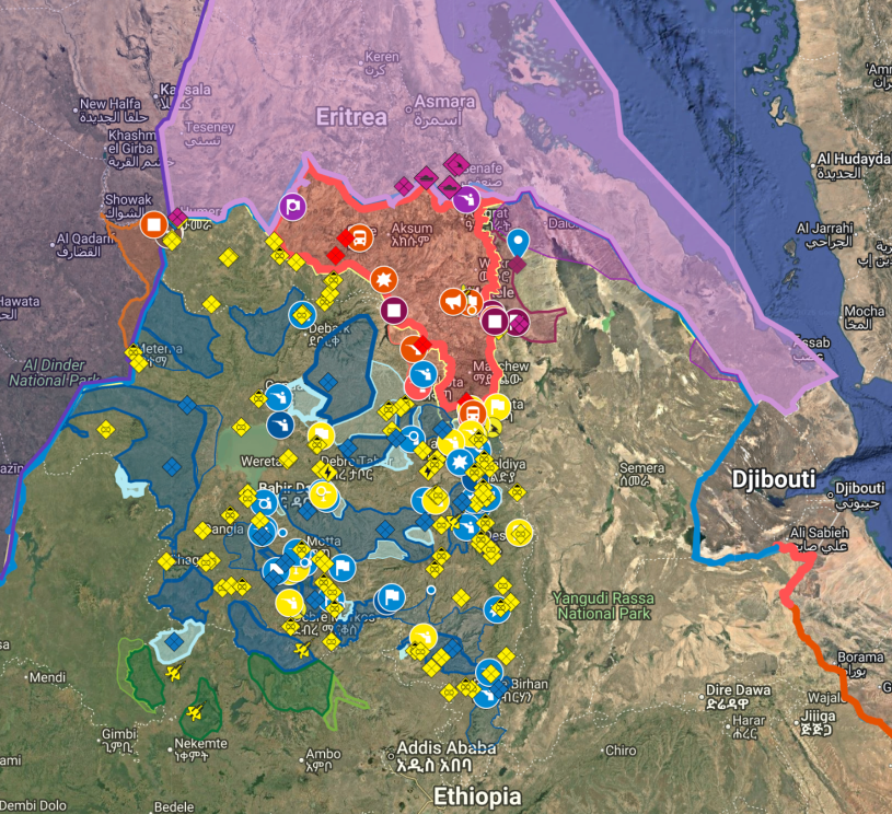 Ethiopian Conflict Map
